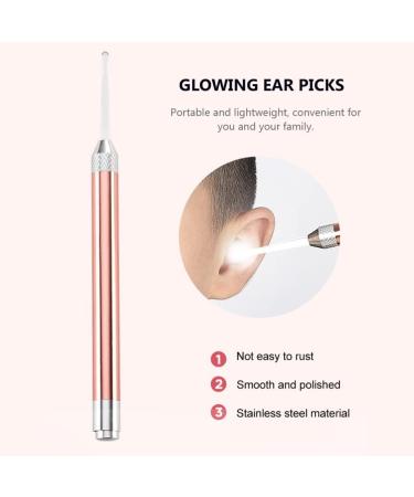 Healifty 8pcs Ear Wax Cleaner Set - Exquisite Rose Gold Ear Cleaning Tools - Buy Online on GoSupps.com