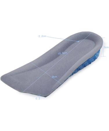 FOMIYES Height Lift Pad Insoles for Men - Silicone Height Increasing Inserts for High Top Shoes - Sky Blue Halloween Wired Design - Buy Online on GoSupps.com