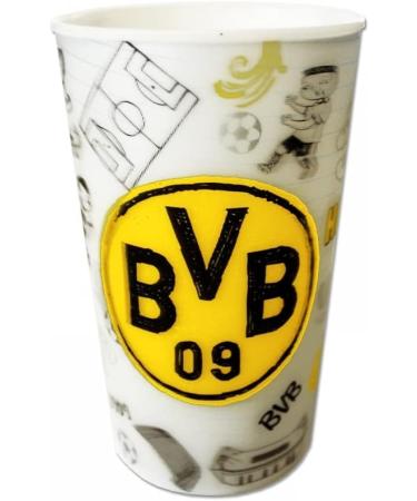 Borussia Dortmund Dental Care Set | Doodle Toothbrush & Mug | BVB 09 - International Shipping Available - Buy Online on GoSupps.com