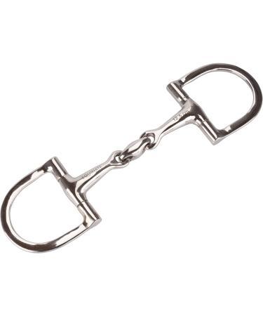 Equinate D -Ring bridle stainless steel 16mm double broken 11.5cm - anatomically shaped mouth -friendly bit with gentle action - laser -engraved size specification - Buy Online on GoSupps.com