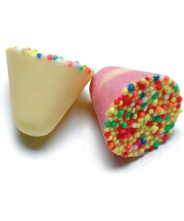 Hannah's Chocolate Flavoured Candy Spinning Tops - 1KG Gift Pouch - Strawberry & Cream Flavoured Candy with Candy Topping - Buy Online on GoSupps.com