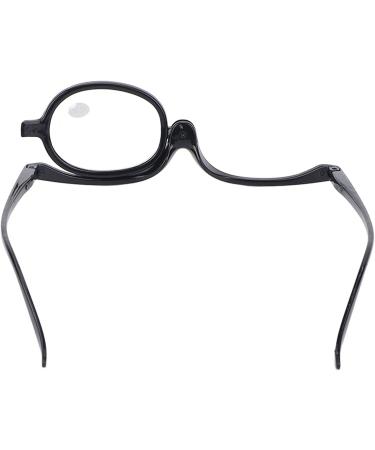 Buy Black Makeup Glasses with Flip Down Lens | Stylish & Functional Eyewear for Men & Women (+2) - Buy Online on GoSupps.com
