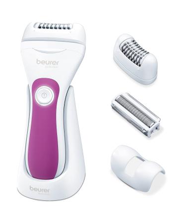 Beurer HL 76 epilators 2-in-1 epilation and shave wider and flexible epilator head with 42 tweezers adapts to the body contours for thorough hair removal waterproof light LED light hair removal and shaving