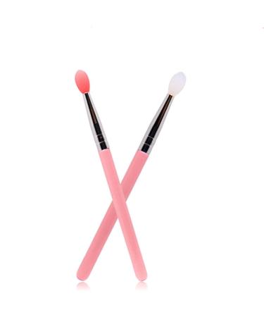 Silicone Lip Brush Makeup Eyebrow Lip Brushes Cosmetic Makeup Brush Set Silicone Brushes (2pcs Lip Brush)