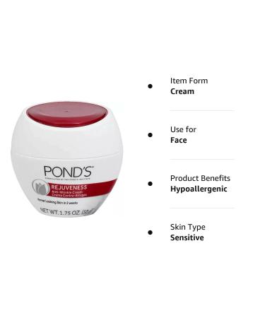 Pond's Rejuveness Anti-Wrinkle Cream 1.75 oz - 2 Pack | Buy Online Now! - Buy Online on GoSupps.com