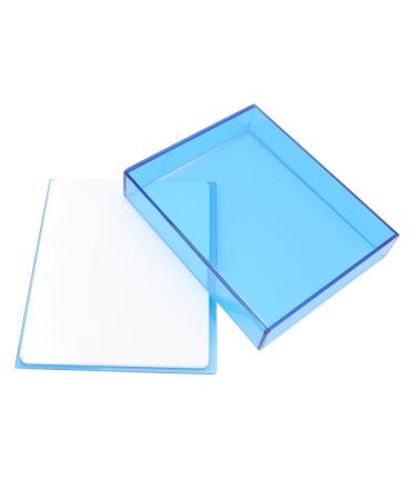 Buy Transparent Blue False Eyelashes Storage Box - Convenient Grafting Eyelashes Pallet for Home & Beauty Salon - Buy Online on GoSupps.com