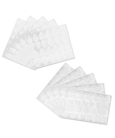 1200pcs Nail Tips Double Sided Sticker Gel Tape Transparent Flexible Self Adhesive False Nails for Manicure