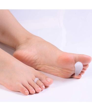 Silicone Toe Spacers & Separator Set - 4 Pairs for Hammer Toe, Bunion Relief & Toe Straightening - Buy Online on GoSupps.com