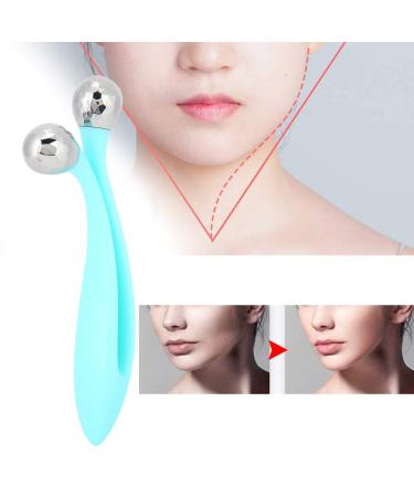 3D V-Shaped Double Ball Facial Massager - Skin Tightening Beauty Tool for Radiant Skin - Buy Online on GoSupps.com
