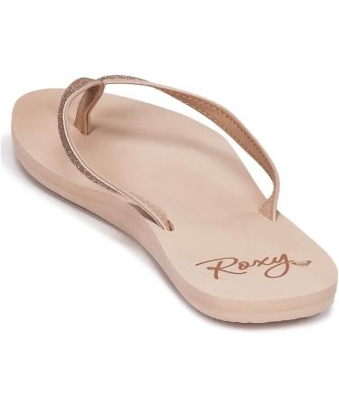 Buy Roxy Women's Napili Flip Flops - Stylish Beige 38 EU | International Shipping Available - Buy Online on GoSupps.com