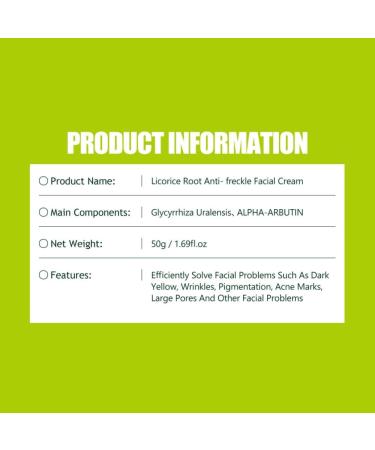 DISAAR Beauty Licorice Root Anti-Wrinkle Face Cream Hydrating Facial Skin Anti-Aging Moisturizer for Dark Spots & Fine Lines Evening 50g / 1.69fl.oz - Buy Online on GoSupps.com