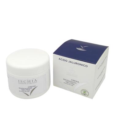 Ischia Sorgente di Bellezza ISB - Neutral massage cream with a gentler high-performance formula 250 ml with biotech hyaluronic acid based on thermal water from the island of Ischia