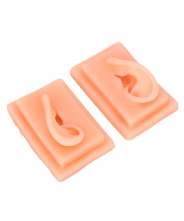 Acupuncture Practice Ear Model Teaching And Learning Tool Silicone Material Smoothly Texture Ear Model for Acupuncture Practice School Student Hospital