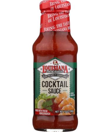 Louisiana Cocktail Sauce with Horseradish 12.0 Oz. (Pack of 3) - Authentic Cajun Flavor for Seafood Lovers - Buy Online on GoSupps.com