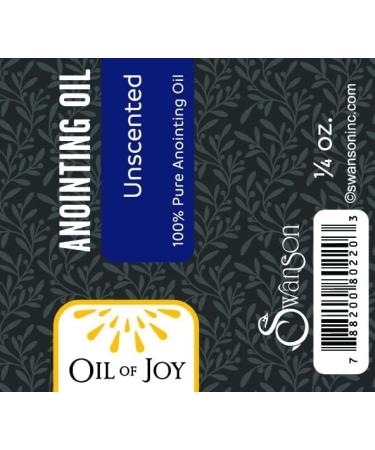 Anointing Oil Unscented 1/4oz (Pack of 6) - Oil of Joy for Prayers | Healing Protection & Blessings - Buy Online on GoSupps.com