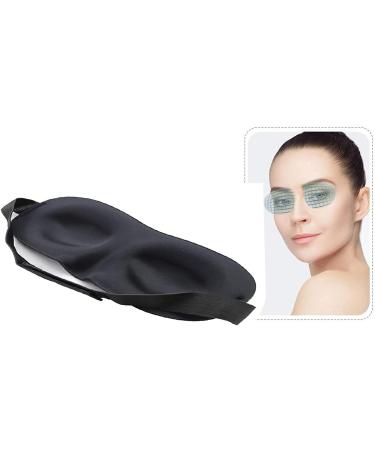 BE SAFE Forever Silk Sleeping Face Eye Mask - Comfortable Blind Fold for Travel & Sleep | Unisex Black EYE-Black-006 - Buy Online on GoSupps.com