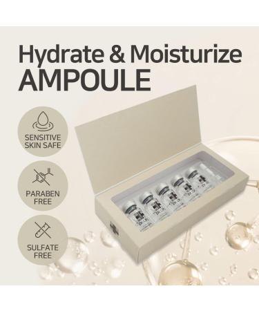 Best Stem Cell Ampoule Serum - Anti-Aging Hyaluronic Acid Moisturizer | 5 Vials (0.33 fl oz) - Professional Skin Care - Buy Online on GoSupps.com