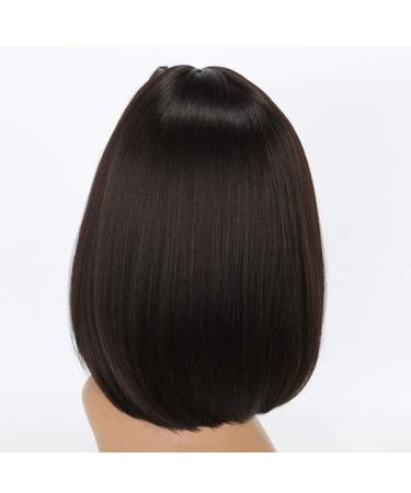 SHIYID Short Straight Pink Wig - Heat-Resistant Synthetic Hair for Women | Black Color - Buy Online on GoSupps.com