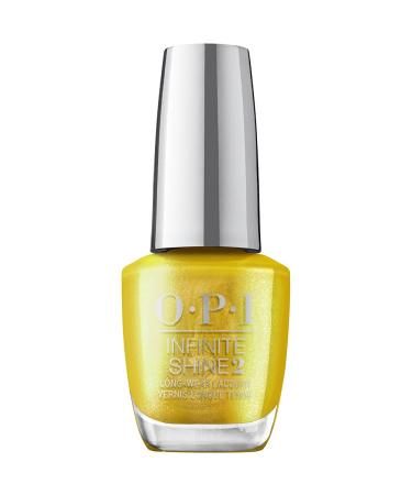 OPI Nail Polish Infinite Shine Long-wear System 2nd Step The Leo-nly One Big Zodiac Energy Collection Yellow Nail Polish 15ml