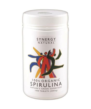 Synergy Natural Organic Spirulina - 1000 Tablets