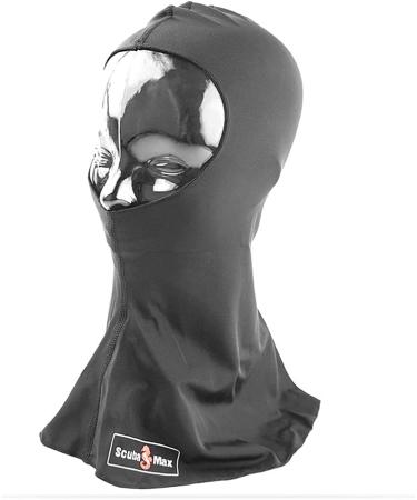 ScubaMax UV50 Spandex Hood for Warm Water Diving | Black - Buy Online on GoSupps.com