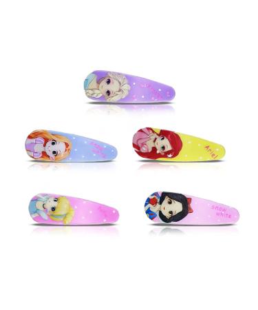 Santa Princess Hair Clips for Girls Cute Barrettes Women Metal Snap Hair Clips Accessories Hair Gift for Girls 5 Pieces