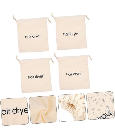 PLAFOPE 8 Pcs Hair Dryer Storage Bag Hair Dryer Organizers Cosmetics Organizer Bag Hair Bag Fabric Beige - Buy Online on GoSupps.com
