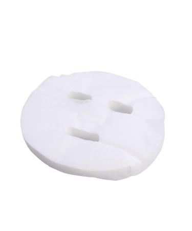 FRCOLOR 100 Pcs Enlarged Cotton Facial Mask Sheets DIY Cosmetic Face Skin Care Mask White