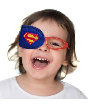 Eye Patch- Superman Pocket Patch for Children with Amblyopia     (Right Eye Coverage)