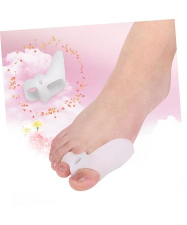 Healifty 5-Piece White Pedicure Separator & Bunion Cushion Set - Gel Stretcher, Orthotics, Valgus Adjuster - Buy Online on GoSupps.com