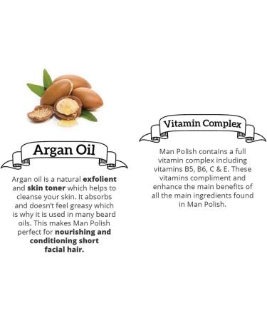 Man Polish Men's Moisturiser 50ml - Premium Natural Anti-Ageing Face Moisturiser for Men - Buy Online on GoSupps.com