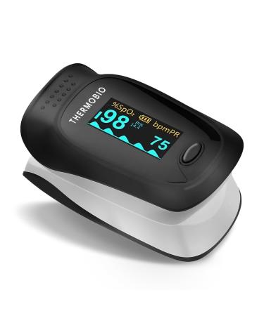 Fingertip Pulse Oximeter Blood Oxygen Saturation Monitor Heart Rate and Fast SpO2 Reading Oxygen Meter with Clear OLED Screen