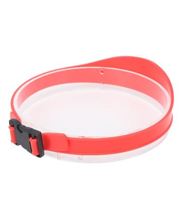 Multifunctional DIY Hair Cutting Template Haircut Band for Men Silicone Home Hair Cutting for Boys (Red)