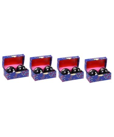 Healeved 8 STK massage globe Hand training balls Metal roller rolling ball Massage Chinese medicine balls massage roller medicine ball handballs yoga cloisonn aemille handy type pilates ball old