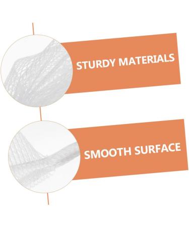 Baluue 12pcs Foaming Mesh Cleansing Bag Soap Saver Mesh Net Soap Bags Drawstring Soap Sack Mesh White Pp - Buy Online on GoSupps.com
