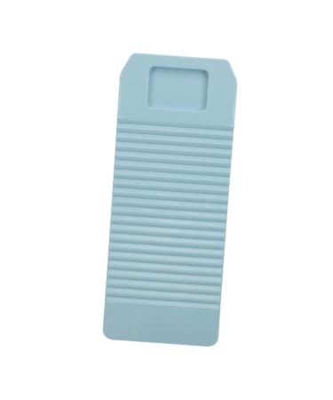 Beavorty Washboard Home Wash Board Home Washing Board Washing Scrubbing Board Washing Clothes Board Household Wash Board Plastic Clothes Washing Board Plastic Washing Board Sky-blue 45.8x18cm