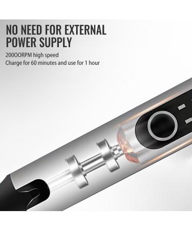kawehiop Electric Nail Drill Professional Metal Wireless Manicure Pedicure Multi-functional Drilling Rotary Tool Wood Hardware Grinding - Buy Online on GoSupps.com