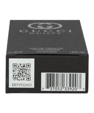 Gucci Guilty Men Eau-de-toilette Spray by Gucci 1.6 Ounce Aromatic 1.7 Fl Oz (Pack of 1) - Buy Online on GoSupps.com