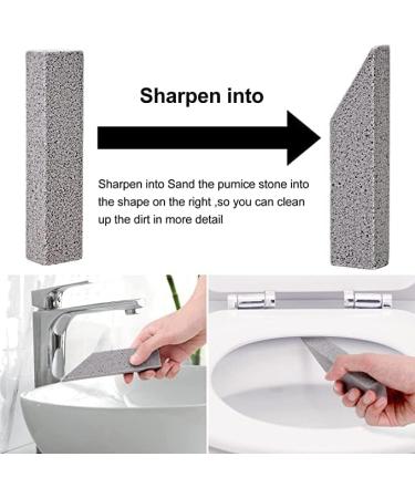 Buy 10 Pcs Pumice Cleaning Blocks for Toilets | Pumice Stone for Shower Grill & Kitchen | Eco-Friendly Toilet Cleaning Solution - Buy Online on GoSupps.com