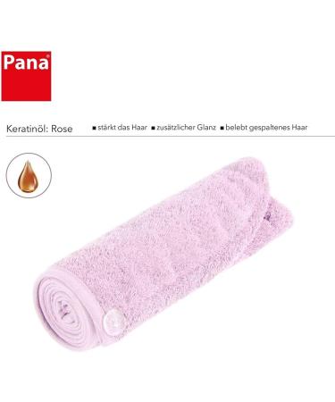 Premium Pana Hair Towel & Turban - Microfiber with Keratin Oil Infused Care | Roca Clasp | 64x23 cm - Buy Online on GoSupps.com