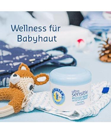 Buy Penaten Ultra Sensitive Care Cream 100ml (2-Pack) - Perfume-Free Face & Body Moisturizer for Sensitive Skin - Buy Online on GoSupps.com