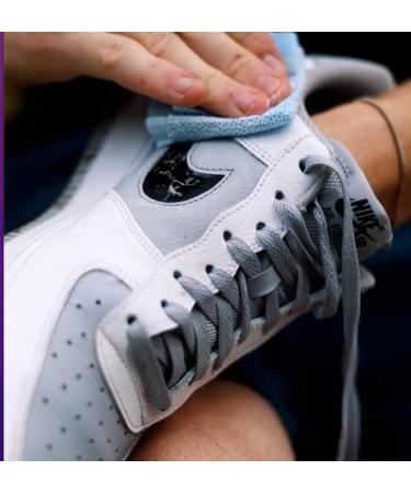 Premium Squeaky Clean Wipes for All Shoes - 60 Individually Wrapped Dual Textured Wipes - Keep Your Footwear Looking Brand New! - Portable Resealable Bag Included - Buy Online on GoSupps.com