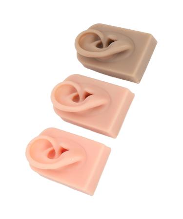3Pcs Reusable Right Ear Silicone Model for Acupuncture Training - Buy Online on GoSupps.com