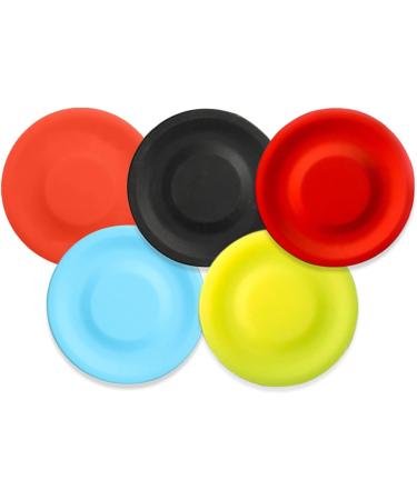 Scratch Resistant Flying Discs Toy Mini Silicone Durable Compact Disc for Kids Dogs Outdoor Sports Anti-scratch Bite Hand Yellow A A Yellow - Buy Online on GoSupps.com