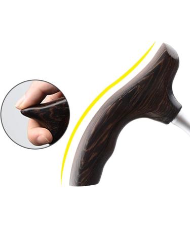 Walking Stick Carbon Light Telescopic Cane Solid Wood Non-Slip Old Man Crutch with 6pc Foot pad (#1 A) Prosperous - Buy Online on GoSupps.com