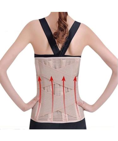 Dorbi orthopedic posture corrector elastic adjustable for the lower back waist trimmer belt lumbar belt belt for men and women (size: m)