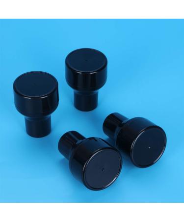 Minkissy 4-Piece Makeup Sponge Set - Mushroom Head Powder Brushes with Handle & Case for Women - Black - Buy Online on GoSupps.com