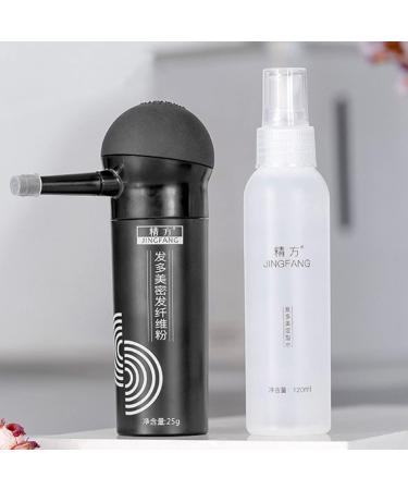 FOYTOKI 1pc Silicone Nozzle Hair Solution Loose Powder Spray Fiber Tools Hair Dye Tools Black - Buy Online on GoSupps.com
