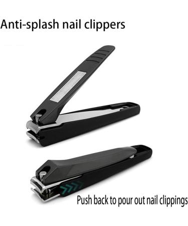 Nail Clipper Set (5 Pieces) Sharp Heavy Duty Toenail and Nail Clippers Toenail Clippers for Thick Nails and Ingrown Toenails Suitable for Adult Elderly Men and Women Silver - Buy Online on GoSupps.com