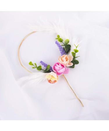 JINMURY Flower Cake Toppers for Birthday Party Wedding Cake Decoration Supplies Pampas - Buy Online on GoSupps.com